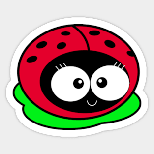 Sweet ladybug, cute animals Sticker